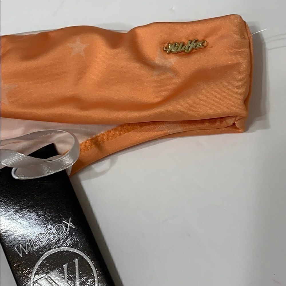 WILDFOX Orange Sherbert Stars bikini bottom. NWT - Picture 9 of 9